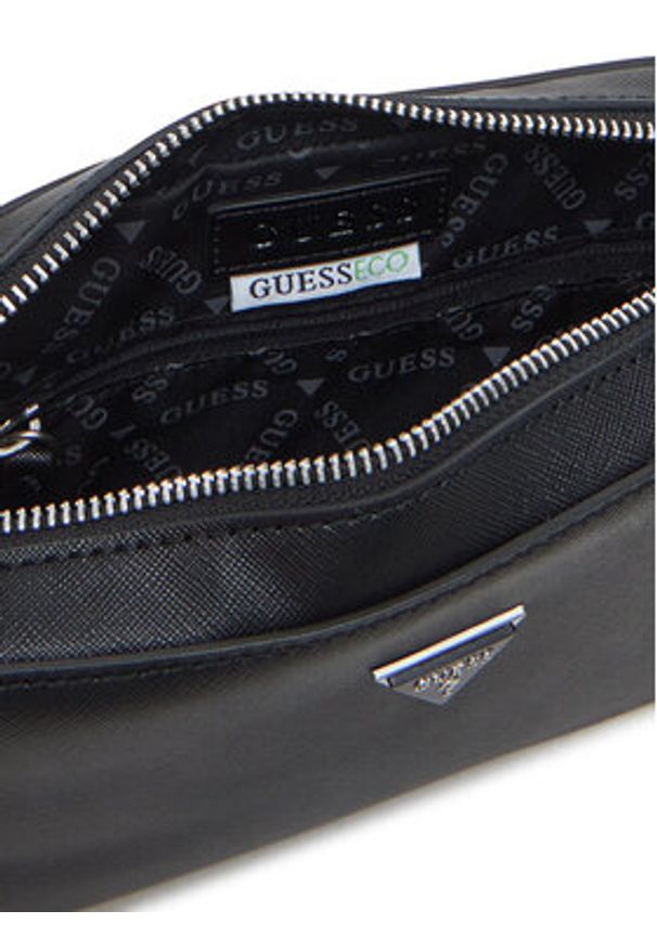 Guess Saszetka PMMISA P5245 Czarny. Kolor: czarny. Materiał: skóra