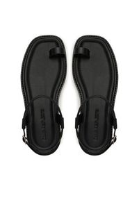 Calvin Klein Jeans Sandały Rope Toe Post Sandal Lth Mg YW0YW01893 Czarny. Kolor: czarny. Materiał: skóra #4