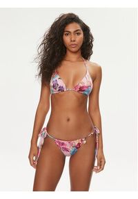 Guess Dół od bikini E4GO08 KC610 Różowy. Kolor: różowy. Materiał: syntetyk