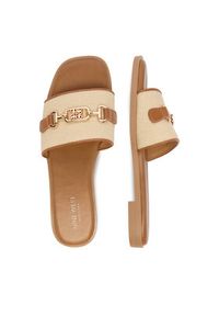 Nine West Klapki CEO-678322-84 Beżowy. Kolor: beżowy. Materiał: materiał #2