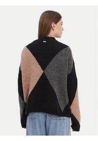 Barbour Sweter LKN1678MI11 Kolorowy Regular Fit. Materiał: wełna. Wzór: kolorowy #5