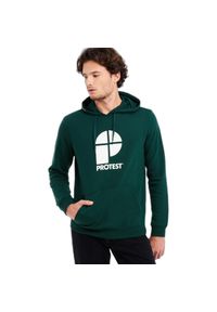 Bluza z kapturem Protest Classic Logo. Typ kołnierza: kaptur. Kolor: zielony, szary, wielokolorowy #1