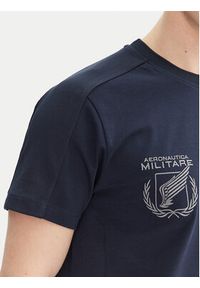 Aeronautica Militare T-Shirt 251TS2380J674 Granatowy Regular Fit. Kolor: niebieski. Materiał: bawełna #3