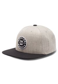 Czapka z daszkiem Brixton Oath III 10777 Light Heather Grey/Black. Kolor: szary. Materiał: materiał, akryl #1