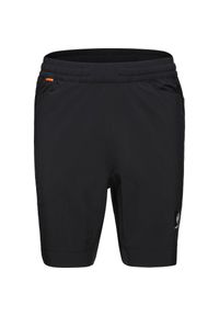 Spodenki wspinaczkowe męskie Mammut Massone Sport Shorts. Kolor: czarny. Sport: turystyka piesza