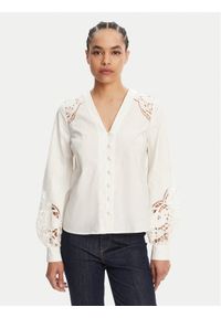 TwinSet - TWINSET Koszula 251TT2333 Écru Regular Fit. Materiał: bawełna