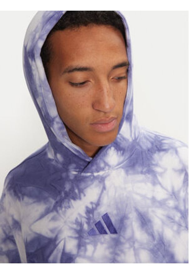Adidas - adidas Bluza ALL SZN Fleece Washed IY6591 Niebieski Regular Fit. Kolor: niebieski. Materiał: bawełna