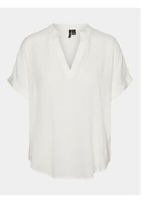 Vero Moda Bluzka Beauty 10279697 Biały Regular Fit. Kolor: biały. Materiał: wiskoza #5