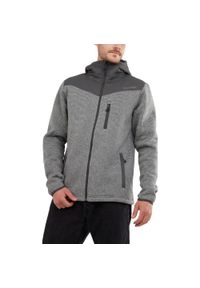 FUNDANGO - Sweter polarowy męski Fundango Ashford Insulated Fleece. Kolor: szary. Materiał: polar. Sport: turystyka piesza #1