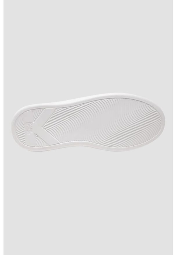 Karl Lagerfeld - KARL LAGERFELD Białe damskie sneakersy KAPRI Maison. Kolor: biały