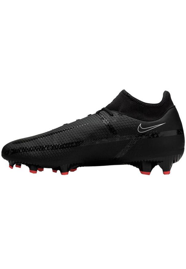 Buty do Piłki Nożnej Nike Phantom GT2 Academy DF FG/MG na trawę. Kolor: czarny. Sport: piłka nożna