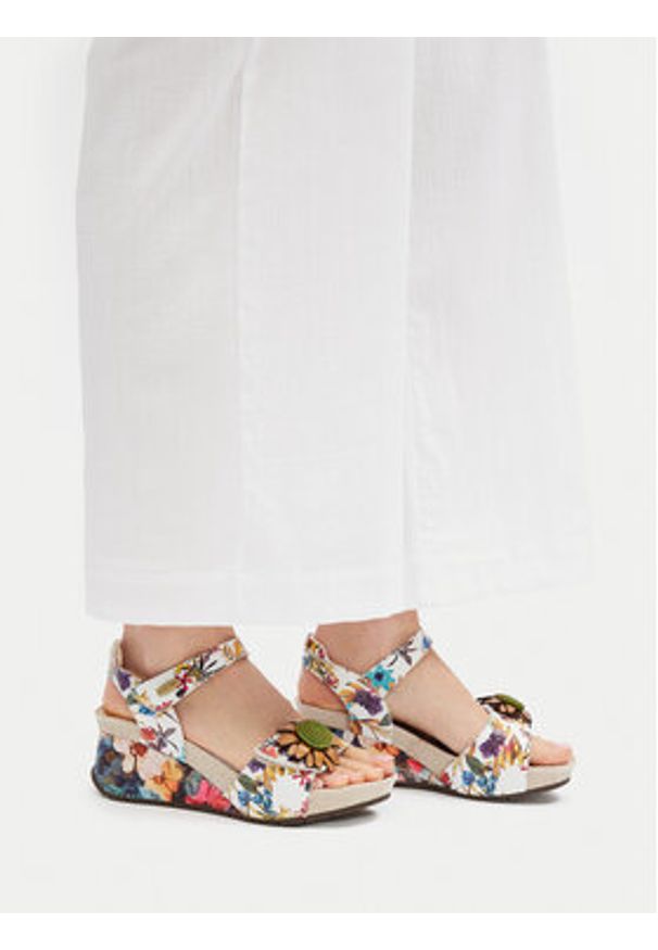 Laura Vita Sandały Barry 36 Kolorowy. Materiał: skóra. Wzór: kolorowy