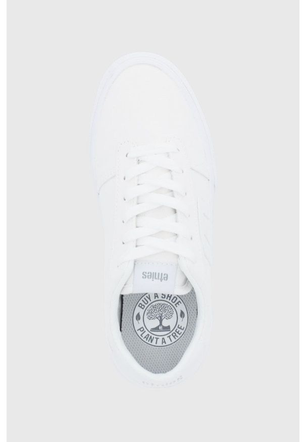 Etnies - Tenisówki Calli-Vulc W's. Nosek buta: okrągły. Zapięcie: sznurówki. Kolor: biały. Materiał: guma