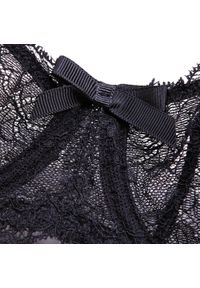 Intica - Biustonosz z półmiseczką koronkowy z kokardkami Kady. Kolor: czerwony. Materiał: koronka. Wzór: koronka #2