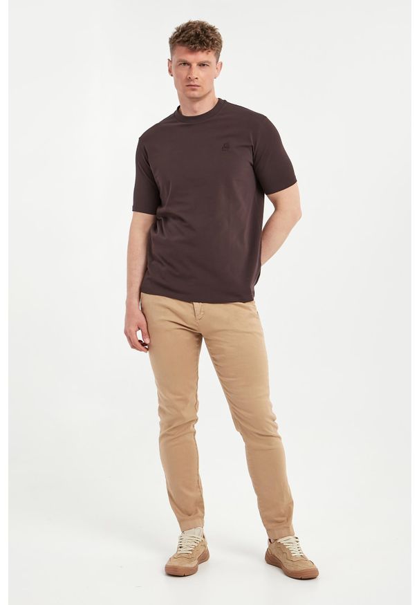 Karl Lagerfeld - Spodnie męskie lniane KARL LAGERFELD. Materiał: len