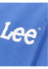Lee Spodnie dresowe Wobbly Graphic LEE0011 Niebieski Regular Fit. Kolor: niebieski. Materiał: bawełna #3