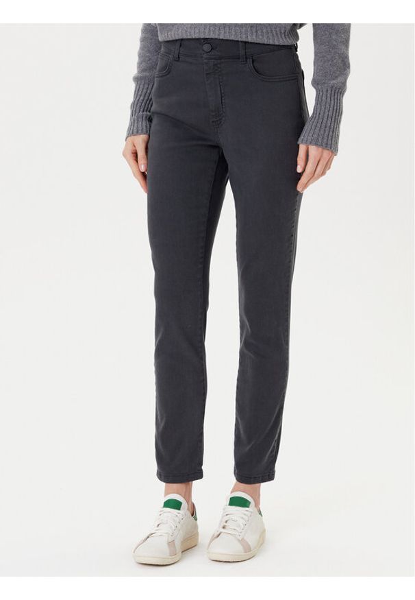 Marella Jeansy Ovada 2523136035 Szary Slim Fit. Kolor: szary
