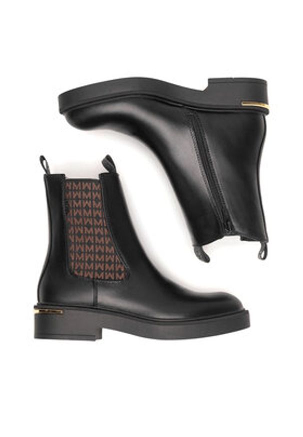 MEXX Botki MI001712043W Czarny. Kolor: czarny. Materiał: skóra