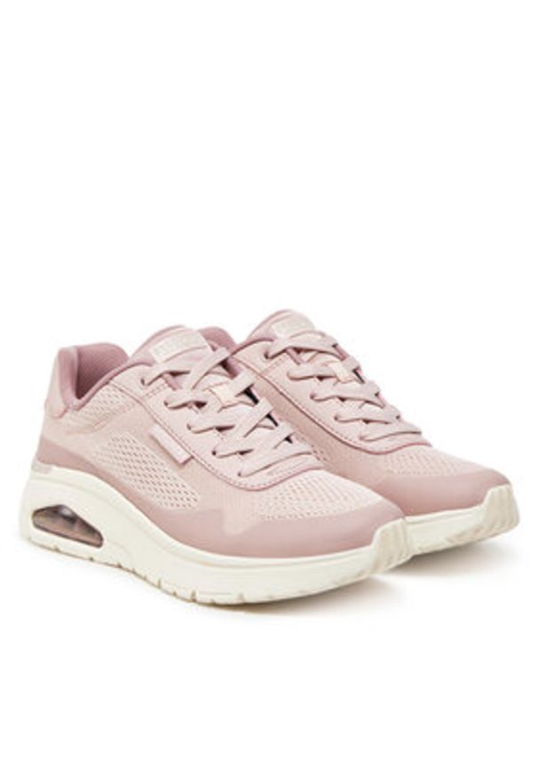 skechers - Skechers Sneakersy Uno Flex-Spring On Air 177794/MVE Różowy. Kolor: różowy. Materiał: materiał