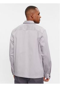 Calvin Klein Kurtka przejściowa Cotton 3D Pockets Overshirt K10K112356 Szary Regular Fit. Kolor: szary. Materiał: syntetyk #2