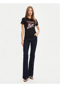 Guess T-Shirt W5YI40 I3Z14 Czarny Regular Fit. Kolor: czarny. Materiał: bawełna #4