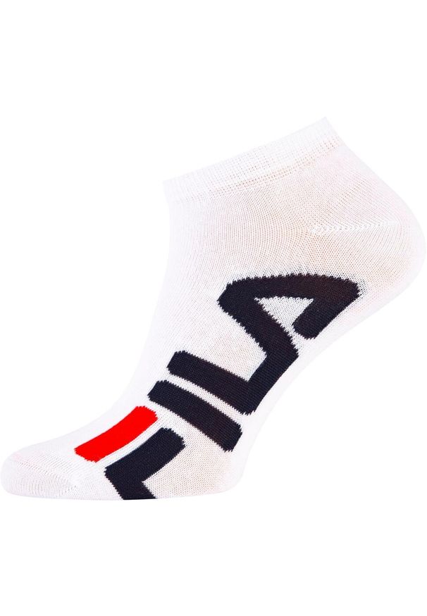 Fila - Skarpety unisex FILA invisible socks 2 pary. Kolor: biały. Sport: turystyka piesza