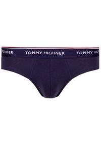 TOMMY HILFIGER - Tommy Hilfiger Komplet 3 par slipów 3p Brief 1U87903766 Granatowy. Kolor: niebieski. Materiał: bawełna #7