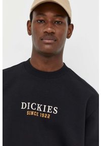 Dickies bluza męska kolor czarny z nadrukiem. Kolor: czarny. Wzór: nadruk. Styl: klasyczny #3