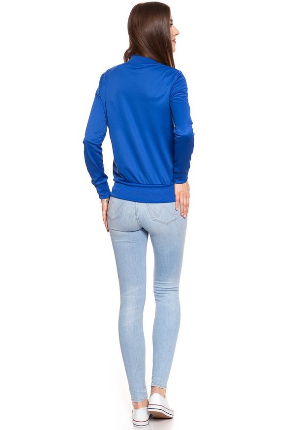 Wrangler - BLUZA WRANGLER DAMSKA B&Y NYLON SWEAT NAUTICAL BLUE W608RDZV2 112130469. Materiał: nylon