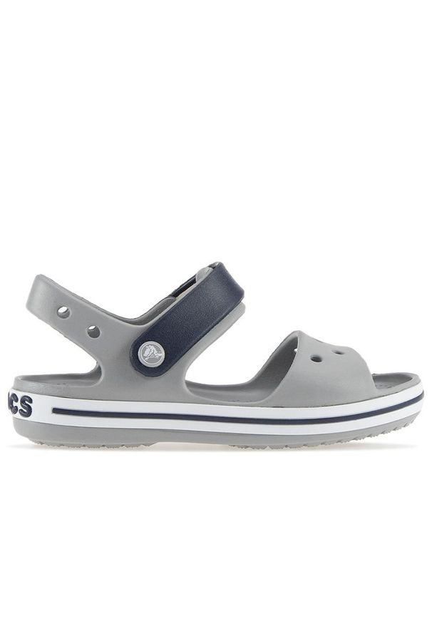 Sandały Crocs Crocband Sandal 12856-01U - szare. Kolor: szary. Materiał: materiał. Styl: sportowy