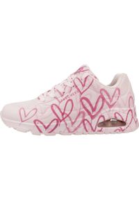 skechers - Buty do chodzenia damskie Skechers Spread The Love. Zapięcie: sznurówki. Kolor: wielokolorowy. Materiał: materiał, syntetyk, tkanina. Szerokość cholewki: normalna. Sport: turystyka piesza