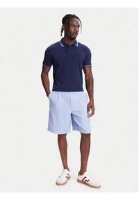 United Colors of Benetton - United Colors Of Benetton Polo 3F9HU302E Granatowy Regular Fit. Typ kołnierza: polo. Kolor: niebieski. Materiał: bawełna #4