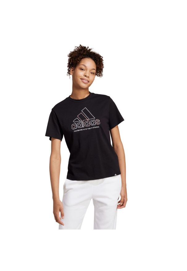 Adidas - Koszulka damska adidas Xpress Logo. Kolor: czarny. Sport: fitness