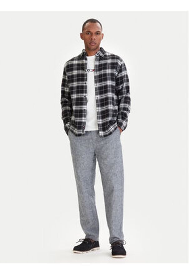 Tommy Jeans Spodnie materiałowe Sonny DM0DM22820 Niebieski Slim Fit. Kolor: niebieski. Materiał: bawełna