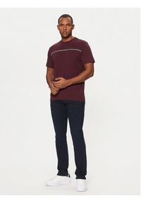 Tom Tailor T-Shirt 1037803 Bordowy Regular Fit. Kolor: czerwony. Materiał: bawełna #3