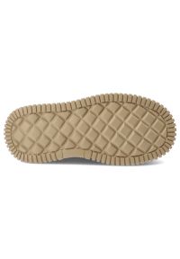 Sneakersy damskie Filippo, cholewka z naturalnej skóry zamszowej z naszywanymi panelami i klasycznym sznurowaniem z wyraźnymi przeszyciami, masywna p. Kolor: brązowy. Materiał: skóra, zamsz. Szerokość cholewki: normalna. Obcas: na platformie #4