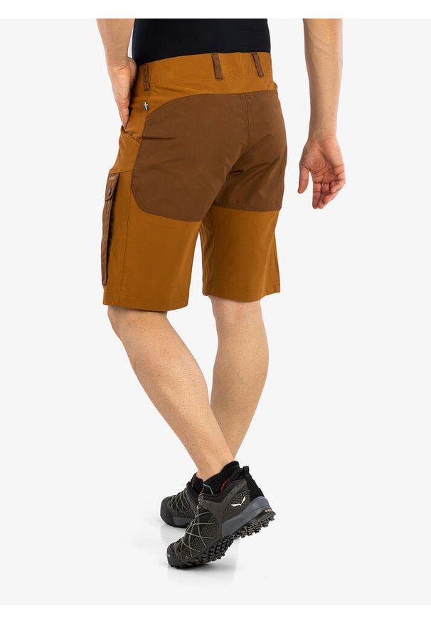 Fjällräven - Spodenki trekkingowe męskie Fjallraven Keb Shorts. Kolor: pomarańczowy