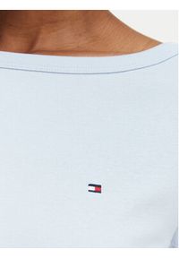 TOMMY HILFIGER - Tommy Hilfiger Bluzka Cody Boat-Nk WW0WW49928 Niebieski jasny Regular Fit. Kolor: niebieski. Materiał: bawełna #3