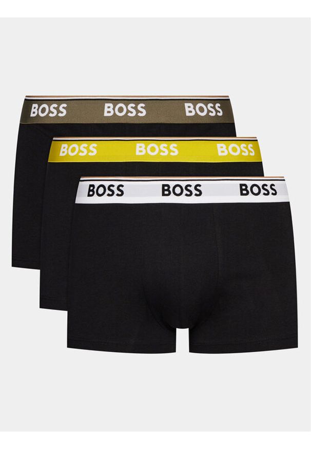 BOSS - Boss Komplet 3 par bokserek 50499420 Kolorowy. Materiał: bawełna. Wzór: kolorowy