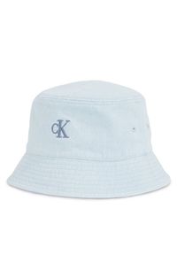 Calvin Klein Kapelusz Embro Monogram Denim Bucket Hat LV04K5021G Błękitny. Kolor: niebieski. Materiał: bawełna, materiał