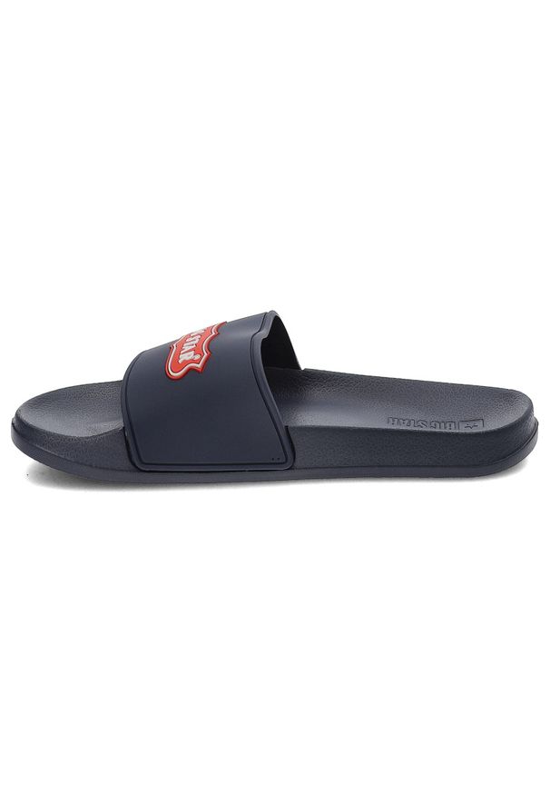 Big-Star - Granatowe Klapki Basenowe Big Star Unisex. Okazja: na co dzień, na plażę, na spacer. Kolor: niebieski. Sezon: lato. Styl: sportowy, wakacyjny, casual