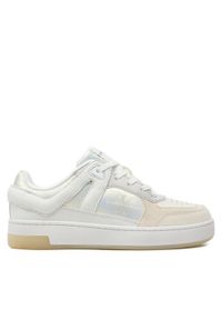Calvin Klein Jeans Sneakersy Basket Cupsole Low Mix Ml Mtr YW0YW01490 Biały. Kolor: biały #1