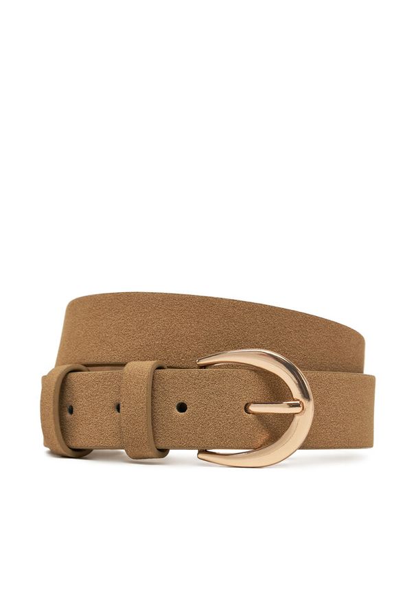 Pasek Damski DeeZee. Kolor: brązowy