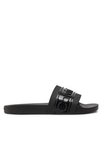 Calvin Klein Klapki Slide Tpu Saffiano HW0HW02107 Czarny. Kolor: czarny #1