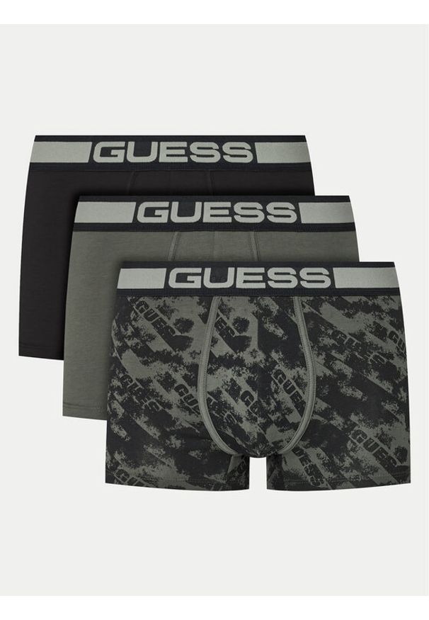 Guess Komplet 3 par bokserek U4BG05 K6YW1 Czerwony. Kolor: czerwony. Materiał: bawełna