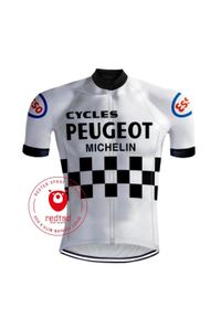 REDTED - Vintage Peugeot White Cycling Jersey - Redted. Kolor: czarny. Materiał: poliester