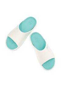 Big-Star - Zielone Klapki Big Star Wygodne Obuwie Damskie. Kolor: biały. Sezon: lato #4