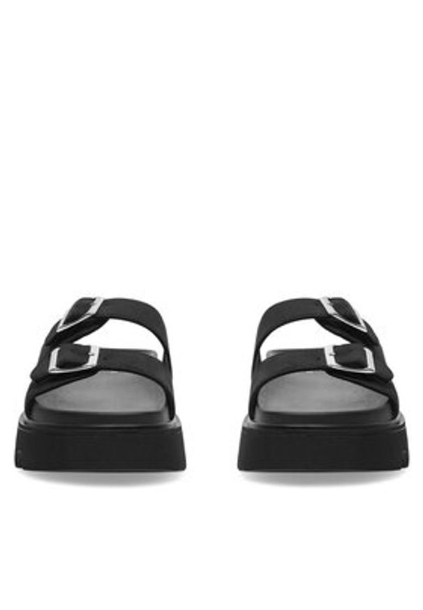 DeeZee Klapki HY86009-19 Czarny. Kolor: czarny. Materiał: syntetyk
