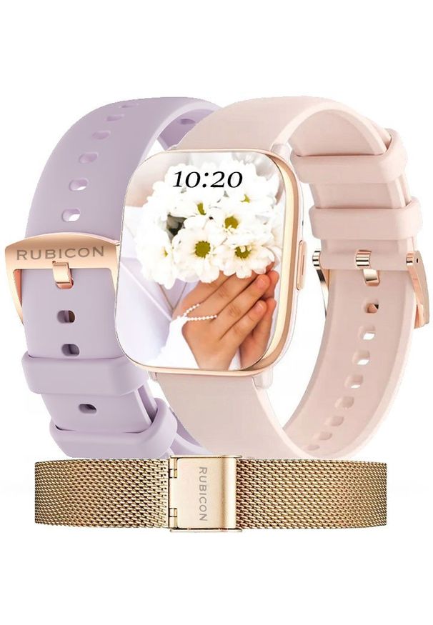 Zegarek na komunię SMARTWATCH Rubicon RNCF31 RG Ambica. Rodzaj zegarka: smartwatch