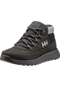 Buty do chodzenia męskie Helly Hansen Birchwood. Wysokość cholewki: za kostkę. Zapięcie: sznurówki. Kolor: wielokolorowy, brązowy, szary. Materiał: guma, materiał, syntetyk. Szerokość cholewki: normalna. Sport: turystyka piesza